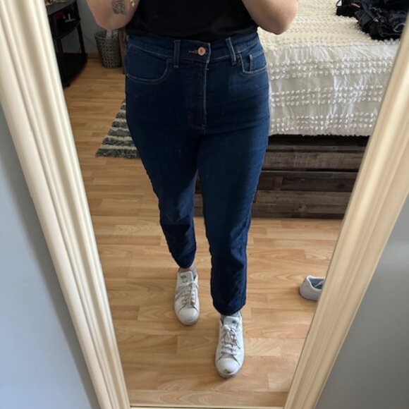 Express Denim - Express Super High Rise Slim Jeans Size 8
